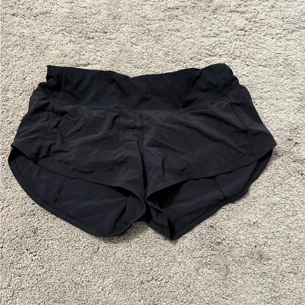 lululemon athletica Women's Black Athletic Shorts